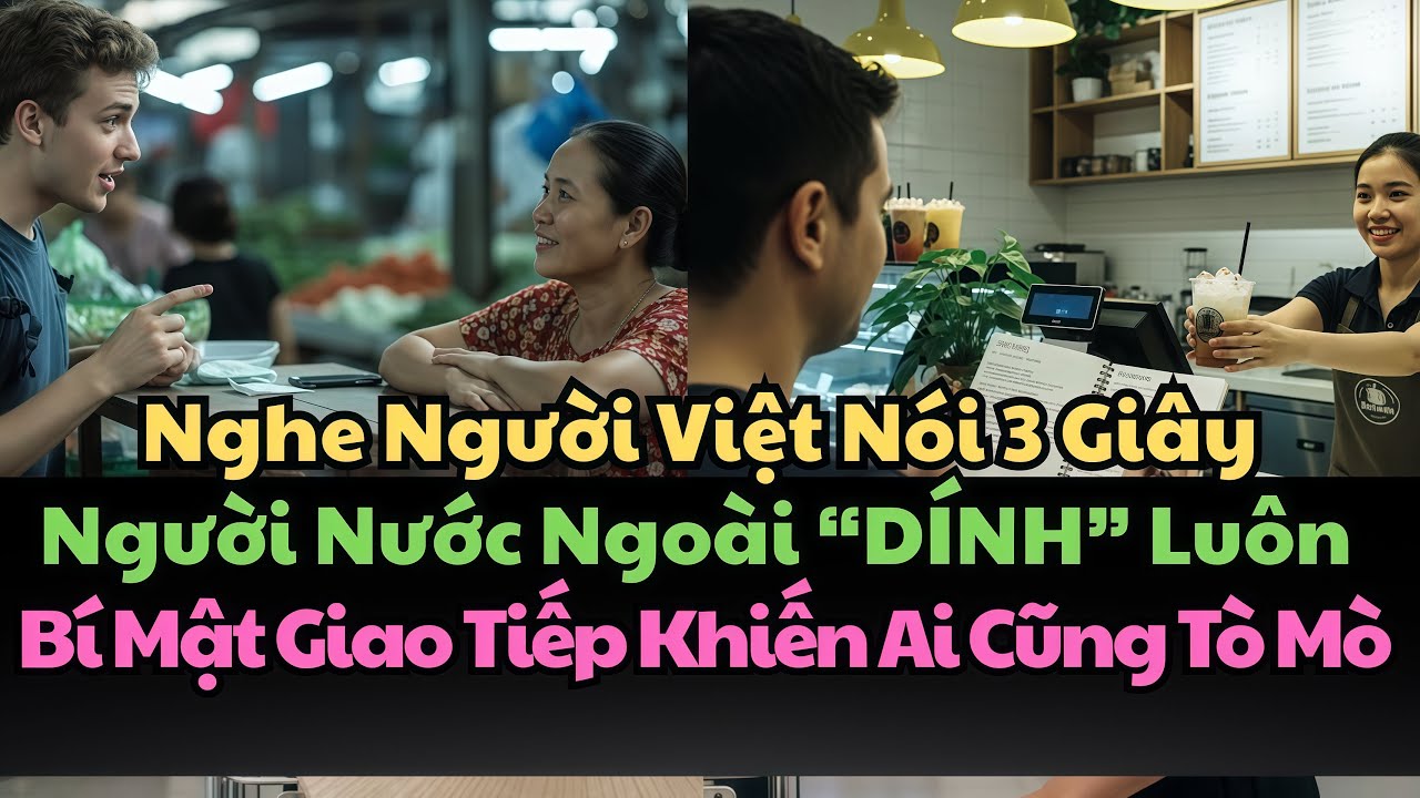 Chỉ 3 Giây Nghe Người Việt Nói, Người Nước Ngoài “DÍNH” Ngay: Bí Mật Giao Tiếp Gây Nghiện