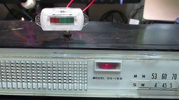 Retro tube radio gets signal strength meter (S-meter)