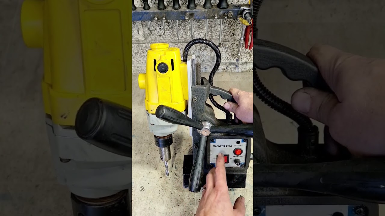 Cheap and dangerous magnetic drill. 
