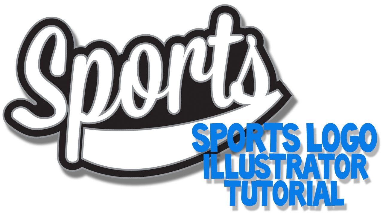 Adobe Illustrator Tutorial Sports Logo - YouTube