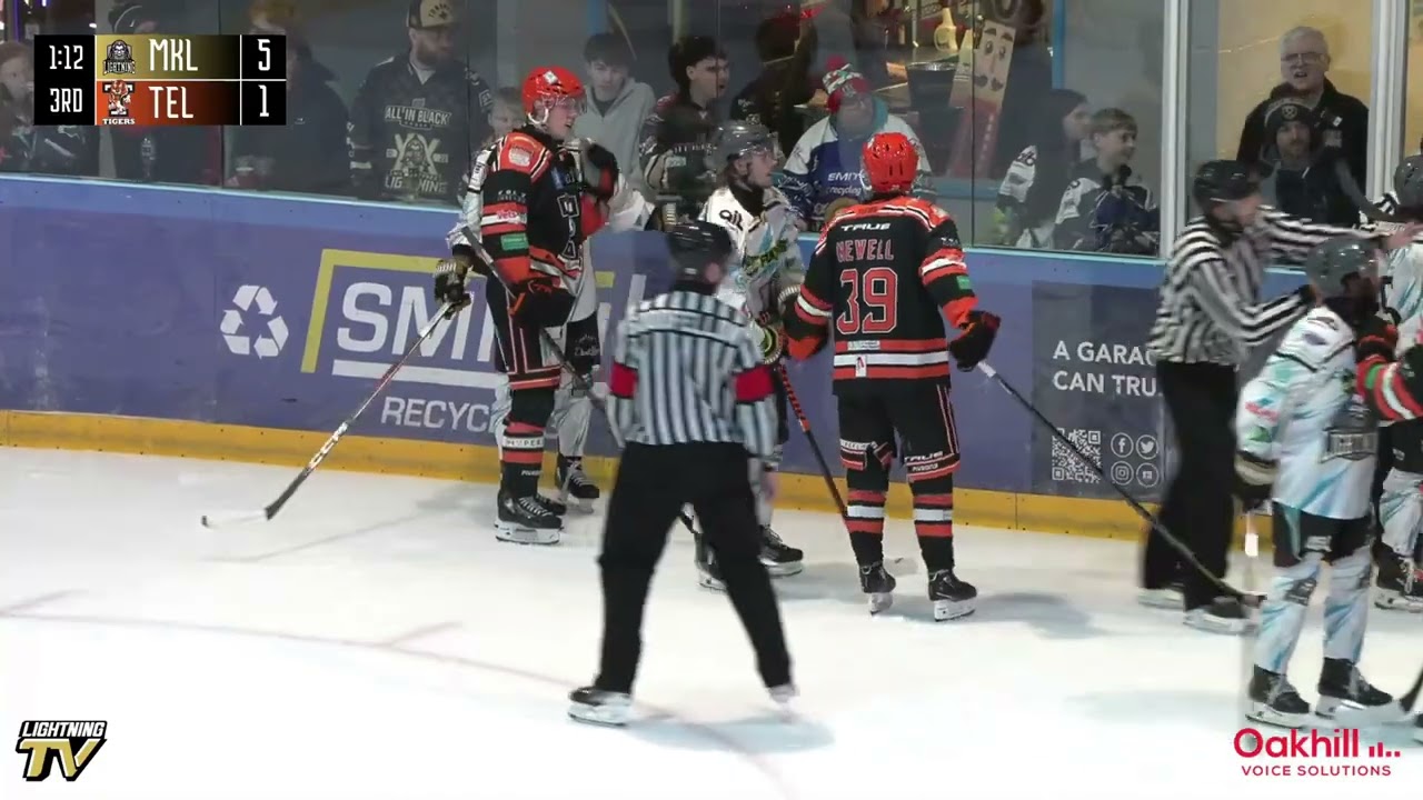 Mack Stewart vs Adam Harding NIHL fight 14-12-24