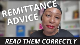 HOW TO READ AND UNDERSTAND A PAYER REMITTANCE ADVICE