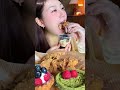 Fried Chicken & Dessert ASMR 🤤#SpicySquid #StreetFood #Mukbang #SeafoodLover #Foodie