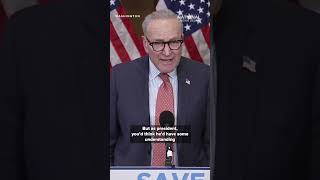 Schumer slams Trump on 'affordability crisis'