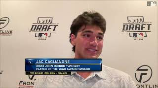 Jac Caglianone on being the 6th overall pick