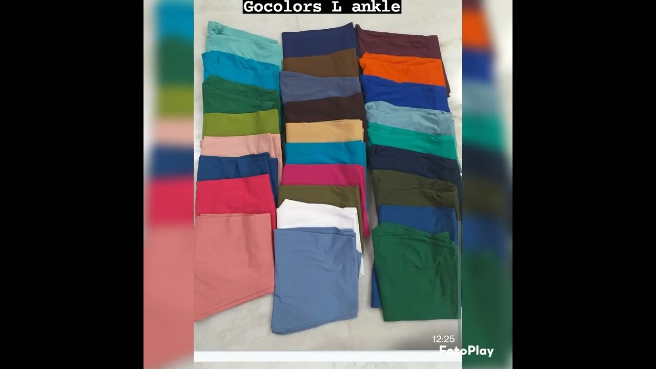 The 80 Solid Colors Spandex Leggings & Pantashoes Solution Color Card 