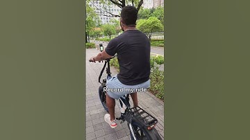 Yes! First time I’m riding this e-bike! #heybike #insta360 #ebike #ebikelife #cycling #heybiketyson