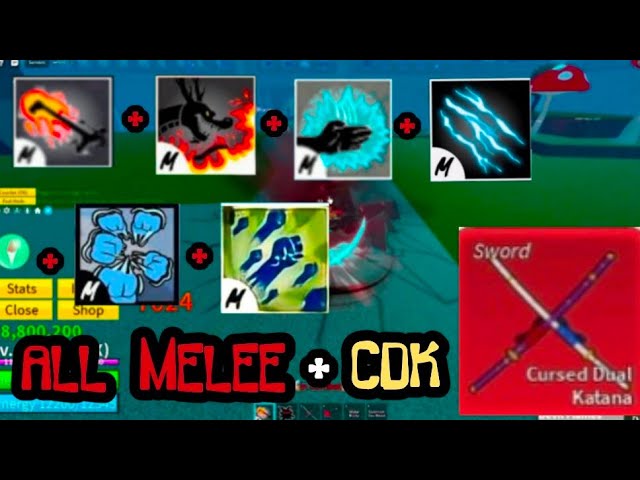 CDK ONE SHOT Combo with ALL MELEE | Roblox Blox Fruits | Tutorial class=