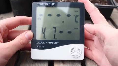 HTC 1 Digital Thermo hygrometer