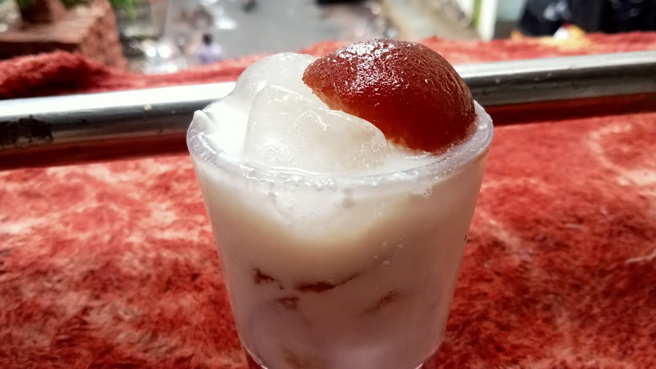 Ab Ghar per hi gulab jamun lassi recipe# Mini Food chaska