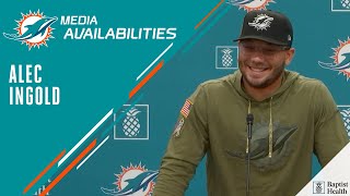 Alec Ingold meets with the media | Miami Dolphins