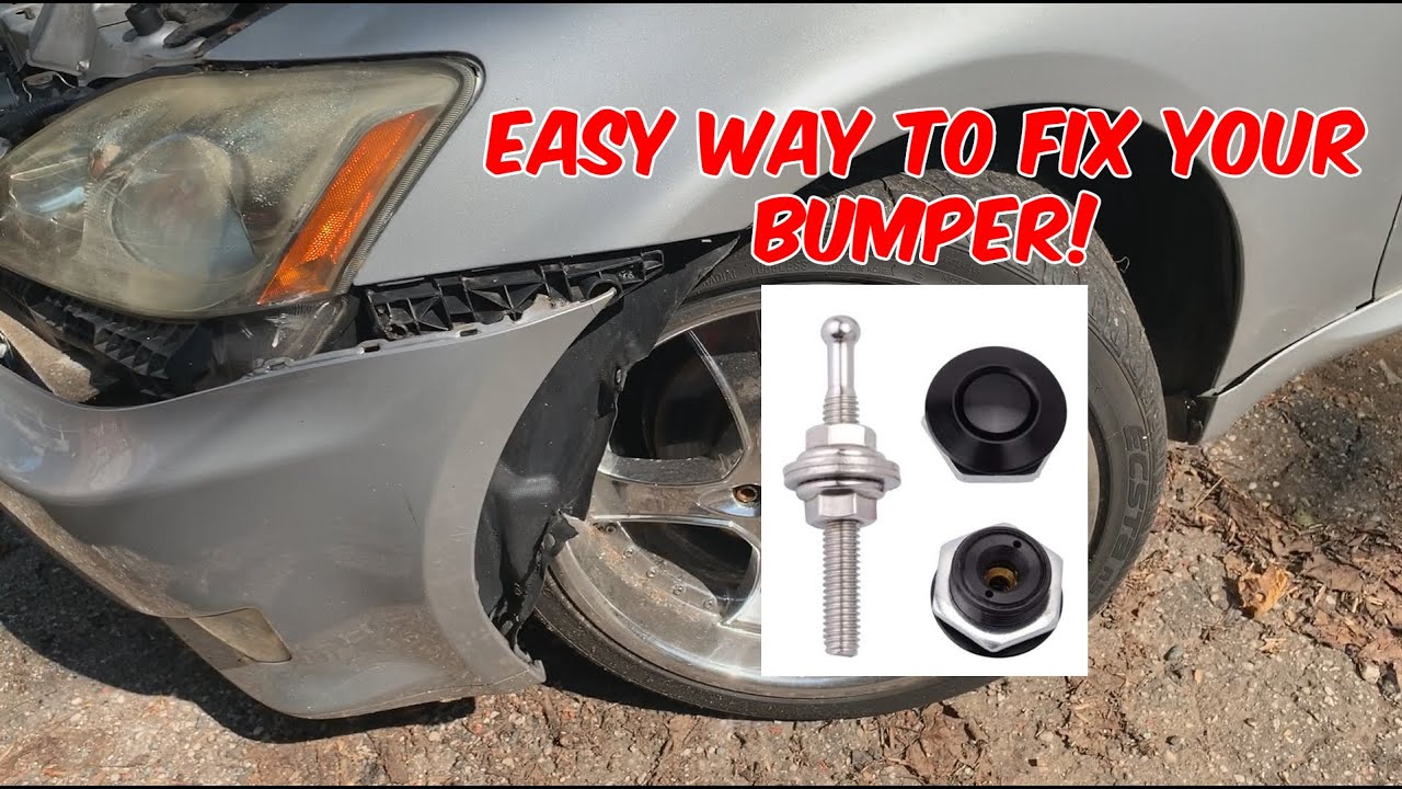 How To Fix Bumper Using Quick Release (Lexus IS250) YouTube