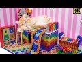 DIY - Build Beautiful Kitty House For Cats From Magnetic Balls ( Satisfying ) | Magnet Satisfying