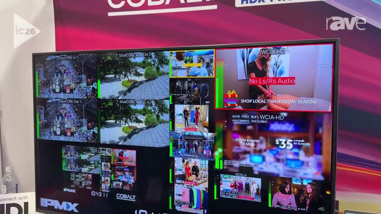 InfoComm 2026: Cobalt Digital Shows UltraBlue Series Multiviewer Software for Broadcast Production
