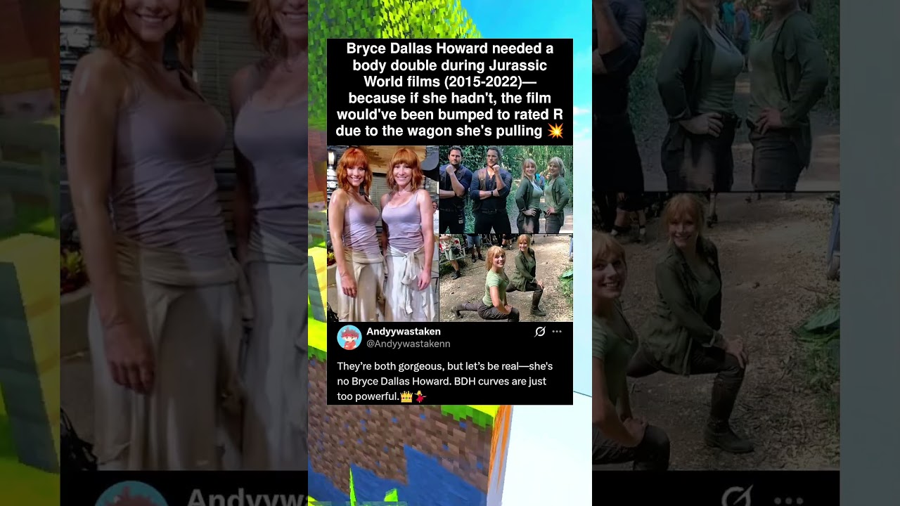 Bryce Dallas Howard needed a body double during Jurassic World films (2015-2022)— because if she