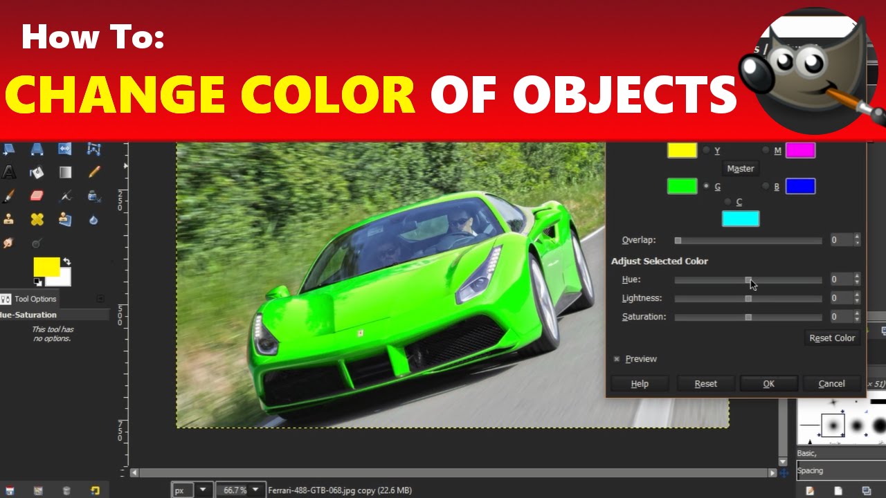 Color Change Replace Colors Of Objects Within An Image In GIMP Color Change Replace Colors Of Objects Within An Image In GIMP