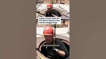 Inside a tunnel under the U.S-Mexico border where cartels smuggle drugs