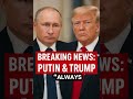 🔥 Breaking News: Putin & Trump Meeting Right Now!