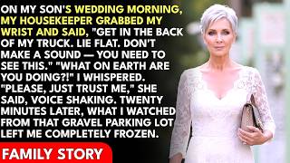 Lie Flat and Don't Make a Sound, My Housekeeper Said on My Son's Wedding Morning—What She Show...