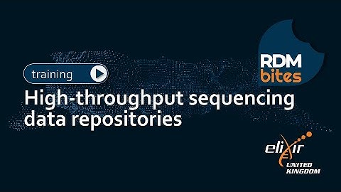 RDMbites | High-throughput sequencing data repositories