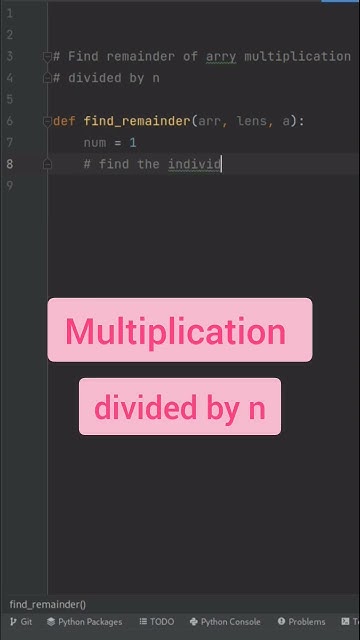 python program remainder of array multiplication divided by n#python # ...