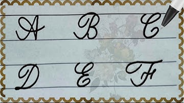 A to Z cursive hand writing | Neat and clean | #calligraphy #lettering #english #viral#creatigraphy