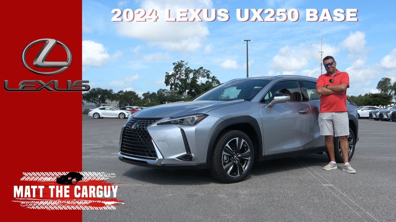 The base trim 2024 Lexus UX250h is a great luxury SUV under