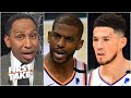 Stephen A. pumps the brakes on the Suns' title chances | First Take