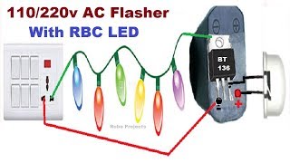 110/220v AC Flasher for Diwali and Christmas