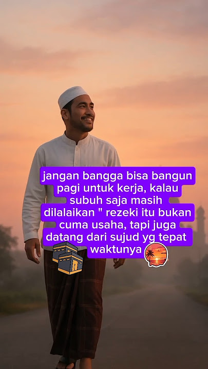 'Bangun Pagi untuk Dunia? Jangan Lupa Subuh untukAkhirat'#shorts#shortsislami#sholatsubuhberjamh