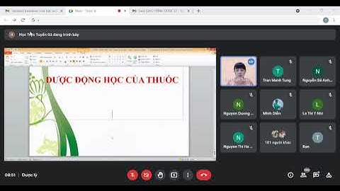 dược lí: dược lực học 1.1