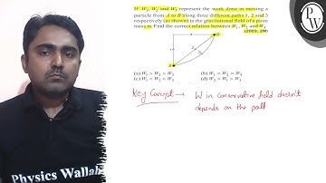 If \( W_{1}, W_{2} \) and \( W_{3} \) represent the work done in mo...