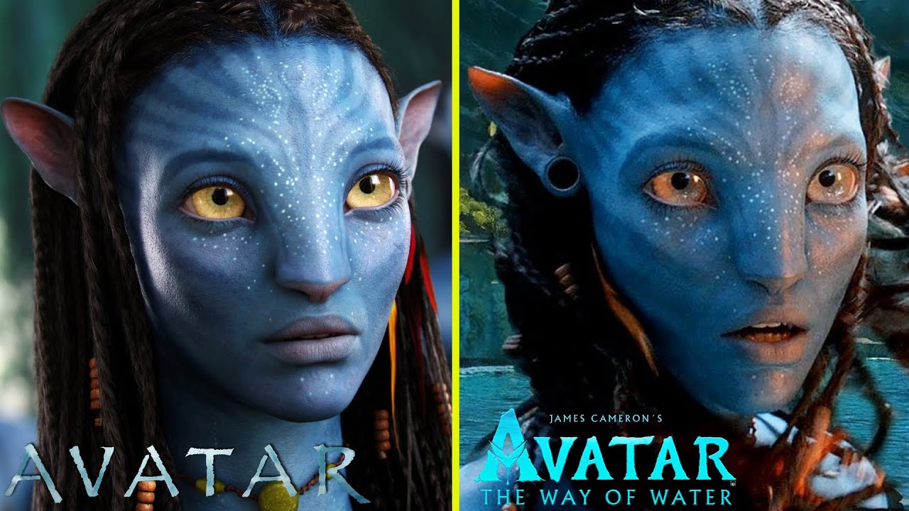 Avatar The Way of Water 2022 vs 2009 Avatar Character Models Comparison - YouTube