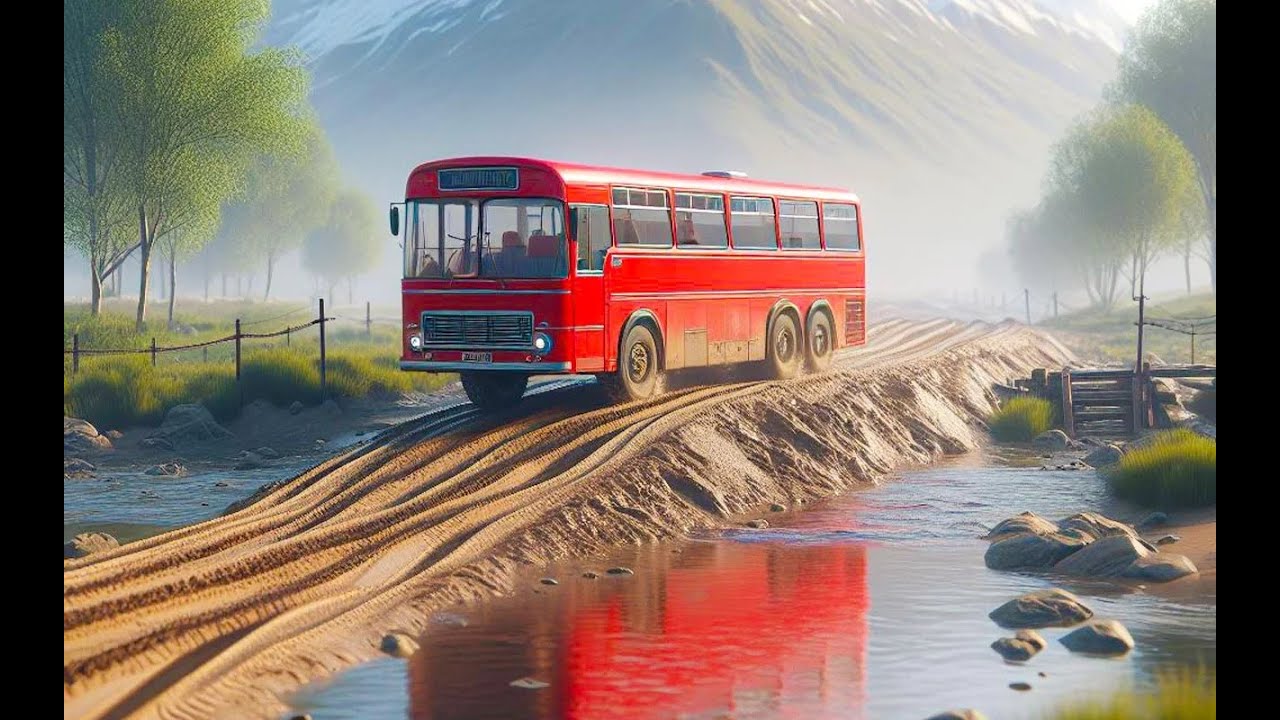 Coach Bus Hill Driving Simulator - Off-road Indian Mobile Bus Transporter - Android games 