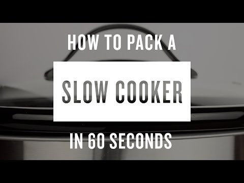 How to Pack a Slow Cooker in 60 Seconds - HireAHelper