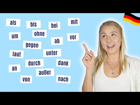 Video: Welche Präposition ist Dativ oder Akkusativ?