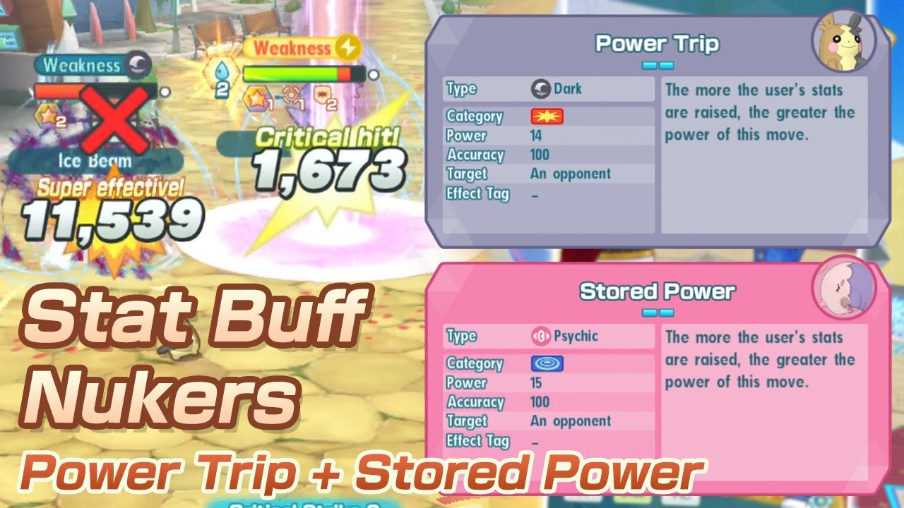 pokemon power trip vs stored power