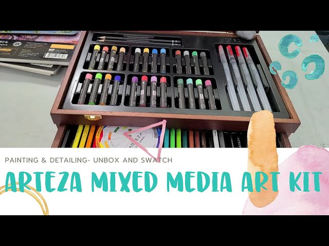 Art Supplies 174PCS Artist Kit Mixed Media Drawing Painting Art