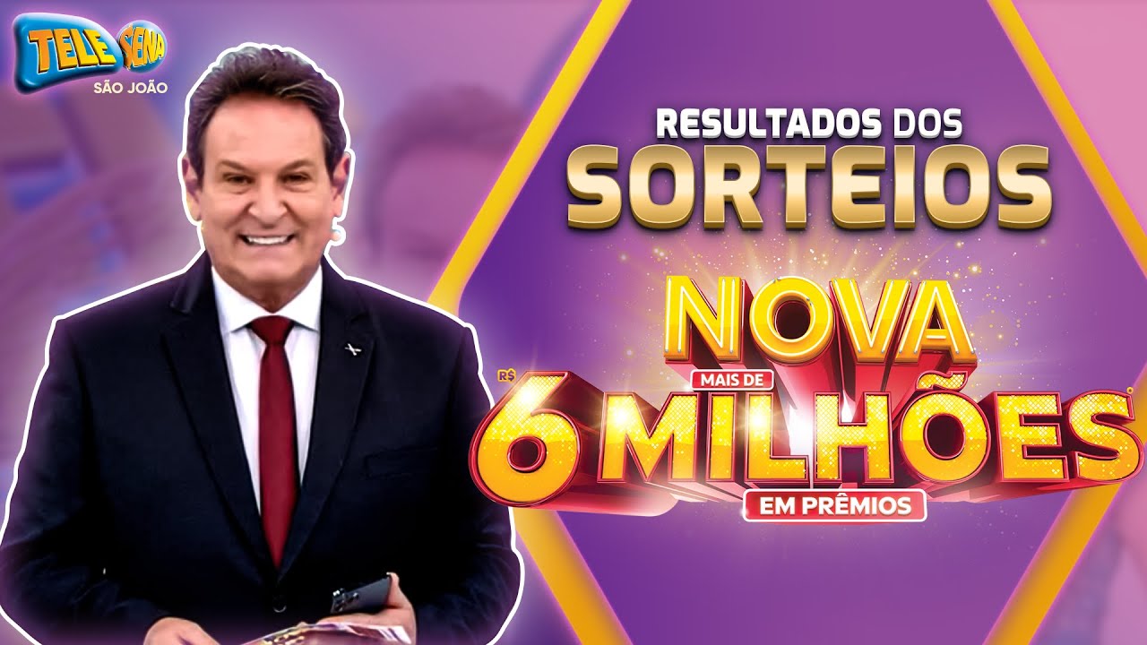 RESULTADO TELE SENA DE SÃO JOÃO 2022: Veja resultado do 2º sorteio da Tele  Sena de São João, realizado neste domingo (05/06)