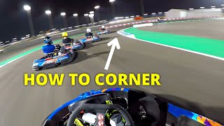 CORNERING in Karting (tutorial)