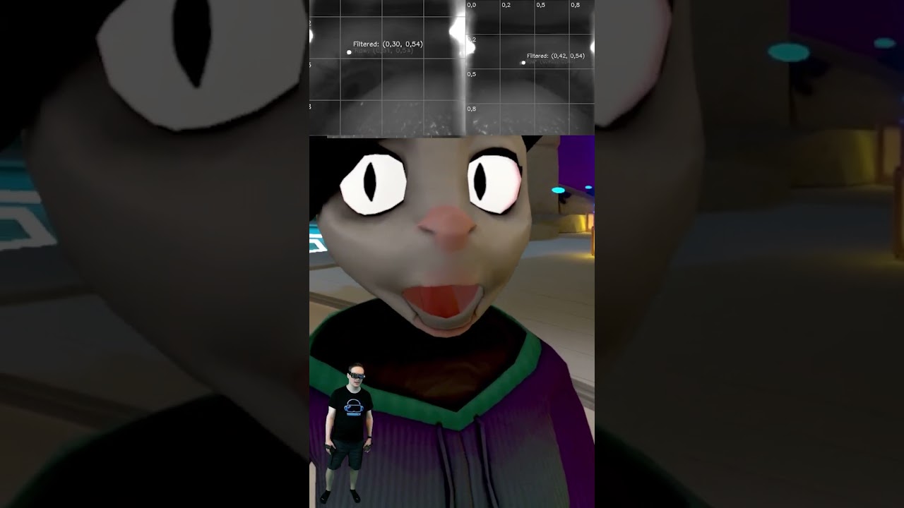 Bigscreen Beyond 2e - VRChat with Eye-Tracking - YouTube