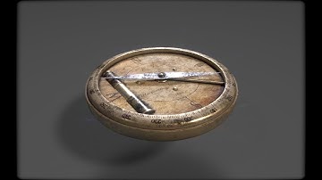 [Blender] 3D Old Compass