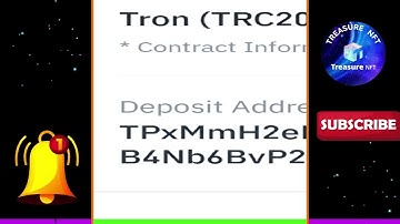 How Link TRC20 Address In Treasure NFT