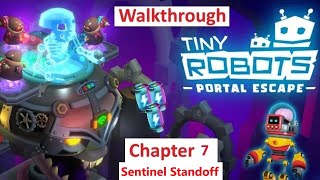 Tiny Robots Portal Escape Walkthrough Chapter 7 Binary Breach Level 6 Sentinel Standoff