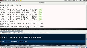 Working with removable devices in RHEL & CentOS 5.x & 6.x