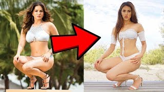 Recreating Sunny Leone's Instagram pictures