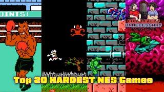 Top 20 HARDEST NES Games!