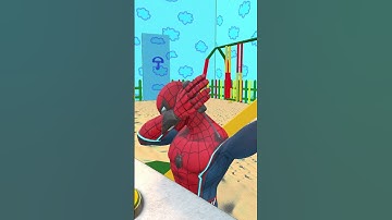 Spiderman in Squid game Dalgona #shorts #squidgame #spiderman