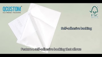 Biodegradable Paper Packing List Envelope - Alternative to Plastic Envelope