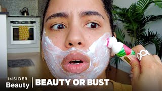 Nair Cream Removes Facial Hair In Minutes | Beauty Or Bust | Insider Beauty screenshot 5